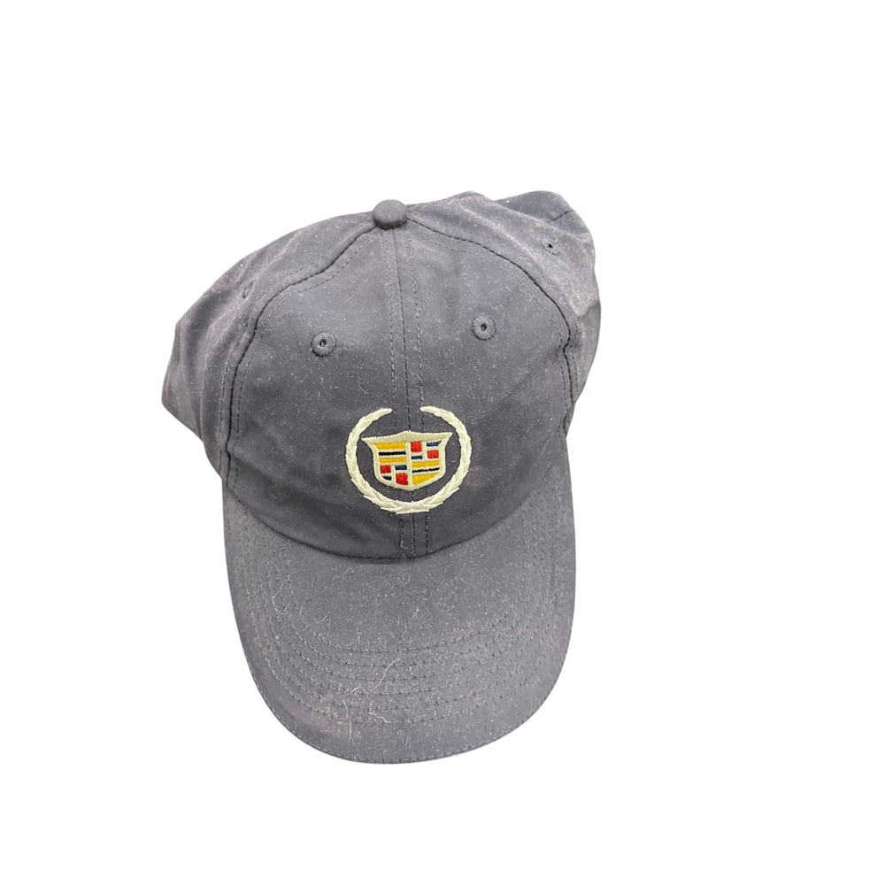 Cadillac Crest Logo Grey Adjustable Baseball Cap Hat Escalade CTS STS SRX